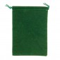 Chessex Dice Bag: suede groen (13x18cm)