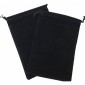 Chessex Dice Bag: suede zwart (13x18cm)
