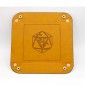 Dice Tray Vierkant Bruin