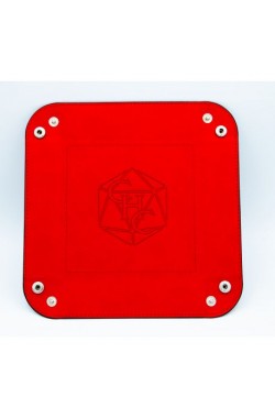 Dice Tray Vierkant Rood Dice Tray Vierkant Rood