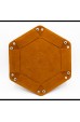 Dice Tray Zeshoekig Bruin