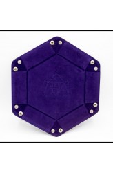 Dice Tray Zeshoekig Donkerpaars Dice Tray Zeshoekig Donkerpaars