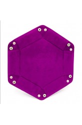 Dice Tray Zeshoekig Paars Dice Tray Zeshoekig Paars