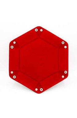 Dice Tray Zeshoekig Rood Dice Tray Zeshoekig Rood