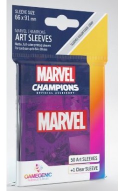 Sleeves Marvel Champions - Marvel Purple (50+1 stuks)