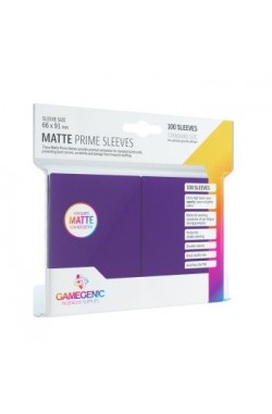 Gamegenic Sleeves: Matte Prime Sleeves 66x91mm Paars (100 stuks)