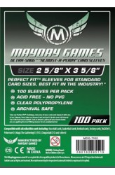 Mayday Standard Card Sleeves Ultra-Fit "Almost-a-penny" (63.5x88mm) - 100 stuks