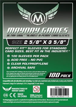 Mayday Standard Card Sleeves Ultra-Fit "Almost-a-penny" (63.5x88mm) - 100 stuks