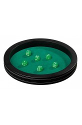 Dobbelbak synthetisch lederen rand (30cm) Dobbelbak synthetisch lederen rand (30cm)