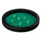 Dobbelbak synthetisch lederen rand (30cm)