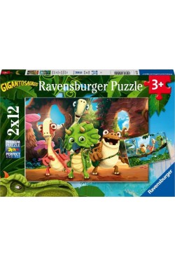 De kleine dino-bende - Puzzel (2x12) De kleine dino-bende - Puzzel (2x12)