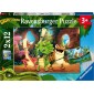 De kleine dino-bende - Puzzel (2x12)