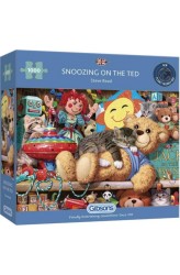 Snoozing on the Ted - Puzzel (1000) Snoozing on the Ted - Puzzel (1000)