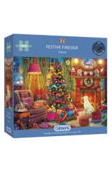 Festive Fireside - Puzzel (1000) Festive Fireside - Puzzel (1000)