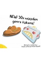 Roll Camera! The Filmmaking Board Game: Wooden Genre Tokens