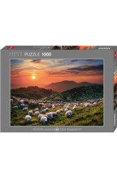 Sheep and Volcanoes - Puzzel (1000) Sheep and Volcanoes - Puzzel (1000)