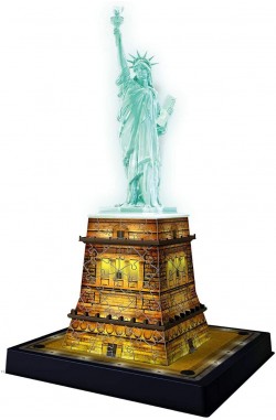 Ravensburger 3D-puzzel Statue of Liberty - Night Edition