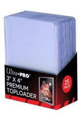 Ultra Pro Premium Toploaders - 3x4 Clear Card Sleeves