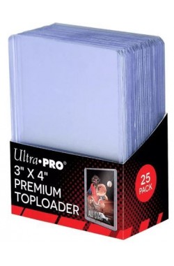 Ultra Pro Premium Toploaders - 3x4 Clear Card Sleeves Ultra Pro Premium Toploaders - 3x4 Clear Card Sleeves