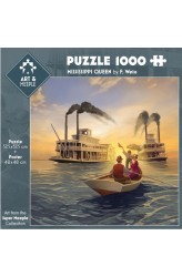 Art and Meeple – Puzzle Mississippi Queen (1000)