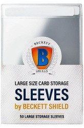 Beckett Shield Large Storage Card Sleeves (50 Sleeves)