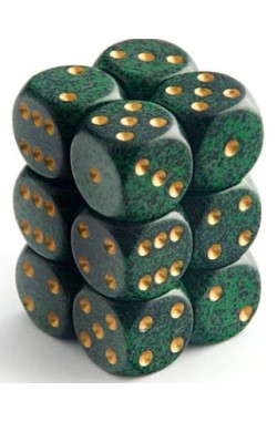 Chessex Dobbelsteen 16mm Speckled Golden Recon