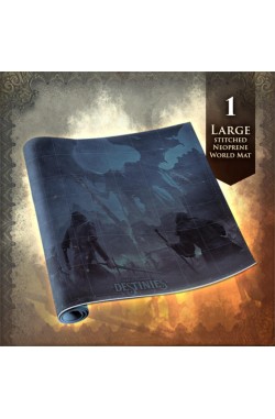 Destinies: Large Stitched Neoprene World Mat