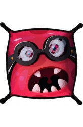 Neoprene Dice Tray - Cool Monster Pink