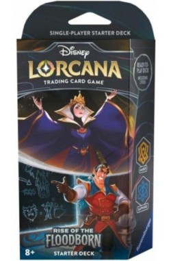 Disney Lorcana: Rise of the Floodborn Starter Deck The Queen/Gaston