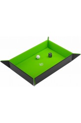 Gamegenic - Magnetic Dice Tray Rectangular: Black/Green