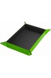 Gamegenic - Magnetic Dice Tray Rectangular: Black/Green Gamegenic - Magnetic Dice Tray Rectangular: Black/Green