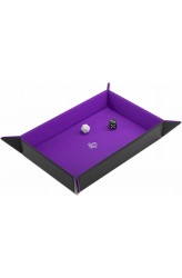 Gamegenic - Magnetic Dice Tray Rectangular: Black/Purple