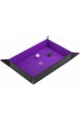 Gamegenic - Magnetic Dice Tray Rectangular: Black/Purple Gamegenic - Magnetic Dice Tray Rectangular: Black/Purple