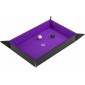 Gamegenic - Magnetic Dice Tray Rectangular: Black/Purple