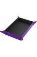 Gamegenic - Magnetic Dice Tray Rectangular: Black/Purple
