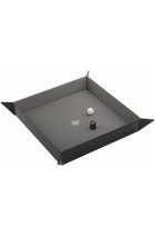 Gamegenic - Magnetic Dice Tray Square: Black/Gray