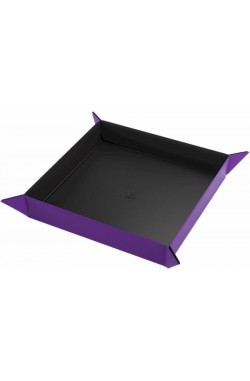 Gamegenic - Magnetic Dice Tray Square: Black/Purple