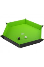 Gamegenic - Magnetic Dice Tray Hexagonal: Black/Green