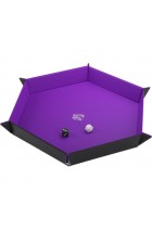 Gamegenic - Magnetic Dice Tray Hexagonal: Black/Purple