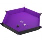 Gamegenic - Magnetic Dice Tray Hexagonal: Black/Purple