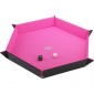 Gamegenic - Magnetic Dice Tray Hexagonal: Black/Pink