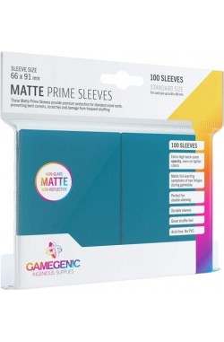 Gamegenic Sleeves: Matte Prime Sleeves 66x91mm Blauw (100 stuks)