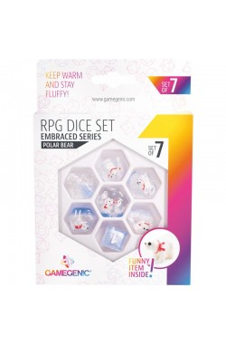 Gamegenic RPG Dice Set Embraced Series: Polar Bear Gamegenic RPG Dice Set Embraced Series: Polar Bear