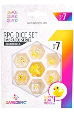 Gamegenic RPG Dice Set Embraced Series: Rubber Duck Gamegenic RPG Dice Set Embraced Series: Rubber Duck