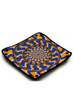 Neoprene Dice Tray - Abstract Round Frame Neoprene Dice Tray - Abstract Round Frame