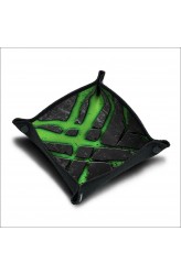 Neoprene Dice Tray - Cracked Metal