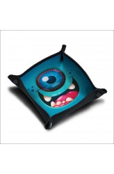 Neoprene Dice Tray - Happy Cyclope Blue Monster Neoprene Dice Tray - Happy Cyclope Blue Monster