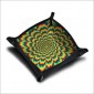Neoprene Dice Tray - Pulsing Fiery Flower