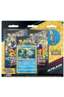 Pokemon Crown Zenith Pin Collection - Inteleon Pokemon Crown Zenith Pin Collection - Inteleon