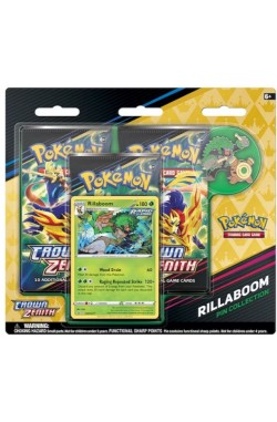 Pokemon Crown Zenith Pin Collection - Rillaboom Pokemon Crown Zenith Pin Collection - Rillaboom